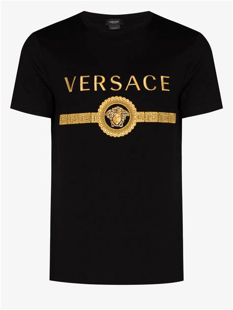 versace collection logo t shirt|Versace copy shirts.